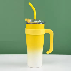 Gobelet isotherme à double paroi en acier inoxydable à large ouverture de 1250 ml, thermos portable pour le bureau, l'extérieur et la voiture, tasse isotherme 12-24h - Product Image 4