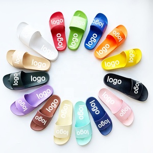 Sandalias de Plataforma de Verano 2023 de Alta Calidad para Niñas, con Logotipo 3D en Relieve, PVC Ligero, Desechables, Antideslizantes, Impermeables, Color Verde Militar - Product Image 6