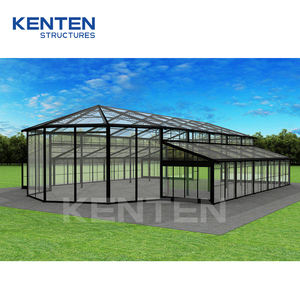 Tenda besar luar ruangan, tenda tertutup menghubungkan konversi mewah tahan api Mariage Mobile 300 Meter persegi jelas tenda Hall - Product Image 2