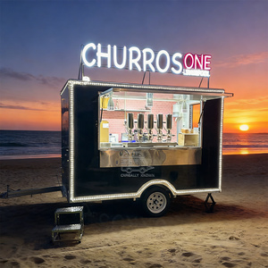 Remorque à pizza certifiée CE DOT, équipement complet pour four à bois, barbecue, hot-dogs, restauration rapide, vente ambulante, cuisine mobile - Product Image 1