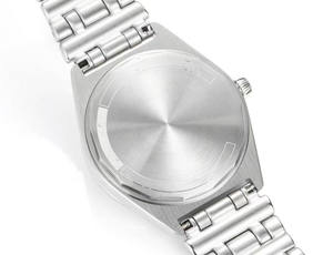 Montre mécanique automatique avec réserve de marche, logo OEM, simple et élégante, incrustée de diamants, lunette en saphir, tendance - Product Image 2