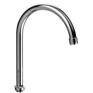 หัวฉีดสเตนเลสคู่ขนาด<span class=keywords><strong>8</strong></span>นิ้วแบบอเมริกันรูเดียว<span class=keywords><strong>บาง</strong></span>สูงหัวฉีดทองเหลืองก๊อกน้ำอ่างล้างหน้าในครัวติดตั้ง - Product Image 3