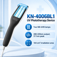Perangkat Fototerapi UVB Kompak KN-4006BL1 dengan Dua Lampu, Desain Reflektor, dan Timer Perawatan 30 Menit