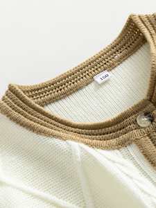 Cardigan Personalizzato all'Ingrosso con Bottoni, Abbigliamento Femminile alla Moda, Cardigan <span class=keywords><strong>Lunghi</strong></span> Lavorati a <span class=keywords><strong>Maglia</strong></span> - Product Image 4