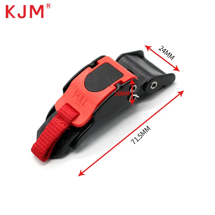 KJM high quality quick release adjustable helmet side release buckle motorcycle accessories