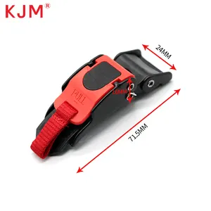 KJM haute qualité casque réglable à dégagement rapide boucle à dégagement latéral accessoires de moto