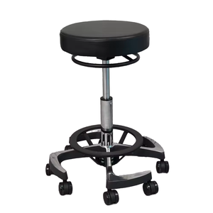 Silla de Bar elevador de <span class=keywords><strong>laboratorio</strong></span> giratorio Hospital respaldo de cuero taburete redondo tatuaje de pelo maquillaje maestro polea taburete - Product Image 1