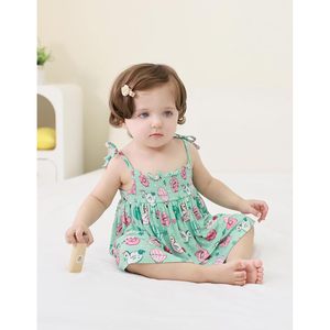 ชุดรอมเปอร์เด็กผู้หญิงแขนกุด BambooBud ผลิตจากใยไผ่ ระบายอากาศได้ดี ป้องกันแสงแดด สำหรับเด็กอายุ 3-24 เดือน - Product Image 5