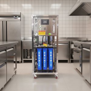 Station de traitement d'eau par osmose inverse compacte 500L par heure pour <span class=keywords><strong>restaurant</strong></span> et petite usine - Product Image 5