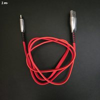Kabel Micro USB Android V8 1m Universal, Bahan Zinc Alloy Kuat dan Tahan Lama, Anyaman Jaring Pipih
