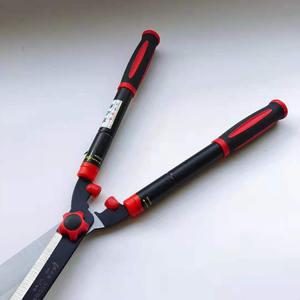 Tijeras para setos extensibles Tokunosuke de 50 cm, de acero inoxidable con revestimiento de teflón, rojas, telescópicas, para jardinería, con cabezal recto - Product Image 2