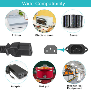 Factory Price <strong>Free</strong> Samples 1.2m ODM OEM IEC <strong>Right</strong> Angle C13 Power Cable 3 Pin Electric Plug AU Power Cord for Computer - Product Image 4