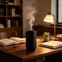 Diffuseur de parfum pour voiture en alliage d'aluminium A613, diffuseur d'arômes sans eau, nébuliseur d'air froid intelligent avec démarrage/arrêt automatique, 2000 mAh pour usine