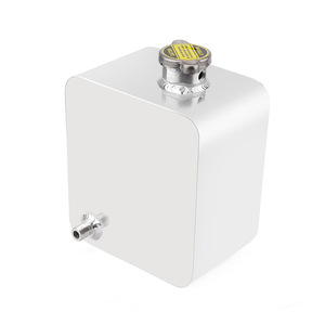 <b>Modified</b> Car Water Tank Universal Auxiliary Coolant Reservoir Silver Cap <b>Plastic</b> Expansion Tank for Retrofit Upgrade - Product Image 1