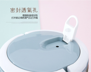 Modern Round PP <strong>Plastic</strong> <strong>Lunch</strong> <strong>Box</strong> Portable Leakproof and Disposable for Home or Hotel Use Stainless Steel Flatware Sets - Product Image 6