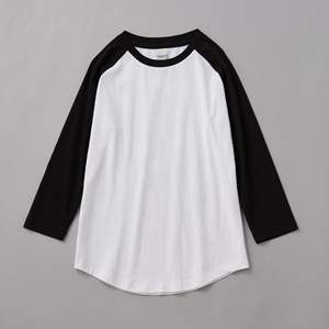 Maglietta personalizzata in cotone a <span class=keywords><strong>tre</strong></span> <span class=keywords><strong>quarti</strong></span> di alta qualità Streetwear Raglan in 100% di cotone con stampa T-Shirt personalizzata - Product Image 2