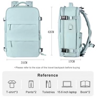 Sac à dos de voyage Sac à dos de randonnée Bagages de vol approuvés par la compagnie aérienne de grande capacité Sac à dos de voyage avec port USB