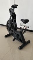 Bicicleta de aire comercial para gimnasio, bicicleta estática con resistencia ajustable para entrenamiento cardiovascular, bicicleta de aire para fitness, club o uso doméstico.
