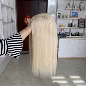 Listo para Enviar: Topper de Cabello Humano Ruso Premium con Base de Seda YF-2306 - Base de Seda 9x9 60 #   Color 14-18 pulgadas en Existencia - Product Image 1