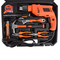 Juego de Herramientas Multiusos de Calidad Superior OEM, Destornillador, Llave Inglesa, Herramientas Manuales para Reparaciones Eléctricas del Hogar, Estuche Rígido de Hierro Sostenible