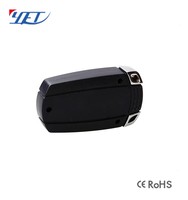 YET080 Control Remoto Universal RF 433mhz de 4 Botones para Hogar Inteligente, Aprendizaje de Código, para Abridor de Garaje y Alarma de Coche, Motor Tubular