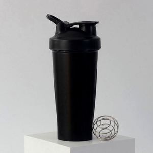 Custom Unisex Gym Sport Outdoor Drinking PP 600ML BPA-Free Protein <b>Shaker</b> Water <b>Bottle</b> with Mixer - Product Image 2
