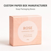 Boîte Cadeau en Carton Personnalisée pour Savon avec Fenêtre Transparente et Lamination Mate – Emballage de Marque pour Savons (Vente en Gros)