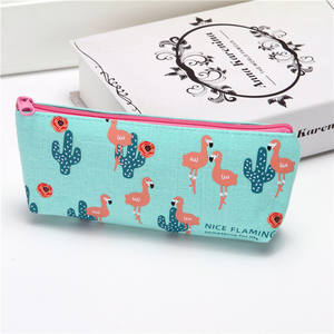 Sac à crayons multifonction en toile pour enfants, étudiants, avec fermeture éclair - Product Image 1