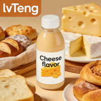 Arôme liquide de qualité industrielle, saveur beurre et fromage chaud, soluble dans la crème et l'huile, résistant, pour la pâtisserie, le pain, les gâteaux, le pop-corn, le chocolat