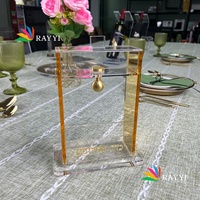 Juego de Mayim Achronim de Lucite Dorado Personalizado con Palabras Hebreas en 3D, Taza de Lavado de Manos de Acrílico con Cuenco