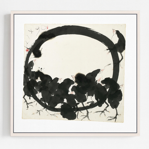 Kỷ Niệm Tác Phẩm Nghệ Thuật Động Vật Chim Motif Lớn Đóng Khung Tường Nghệ Thuật Vẽ Tranh Cho Công Ty Không Gian - Product Image 1