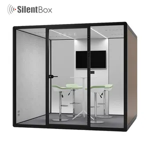 Single Person Office Rest Pod 30db Soundproofing Vocal Booth Portable Work Place Phone Isolation Box