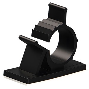 Organisateur de câbles de bureau réglable, pince à fil en plastique de 15mm pour écouteurs, fil électrique, utilisation dans le salon et au bureau - Product Image 1