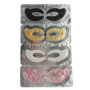De gros visage masque eyemask-Cosmétiques de beauté coréenne pour le visage, soins pour la peau, sous les yeux, compression à froid, cristal, Hydrogel au collagène papillon or, patchs pour les yeux