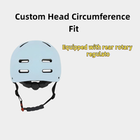 Casque de skateboard Worldcycle ZL-B007 - Coque en PC, mousse ABS/EPS, respirant, écologique, réglage par molette, doublure lavable, utilisation en intérieur
