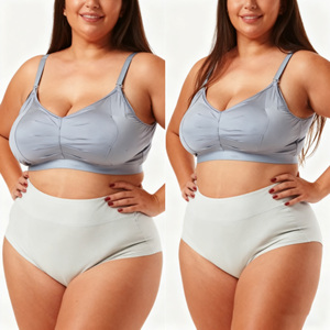Ropa íntima para mujer, tela flexible y suave, Sujetador de lactancia para mujer, manos libres, agradable a la piel, fácil de limpiar y duradero - Product Image 5