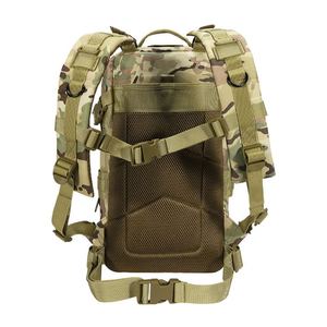 Factory Direct Sales New Fashion Camo Tactical <b>Backpack</b> 600D Polyester 3P Encryption Sport Molle Carrying Zipper <b>Waterproof</b> - Product Image 4