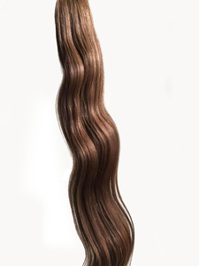 100% tự nhiên tóc con người Crochet sợi ngang vô hình bện tóc dày kết thúc nguyên lông sợi ngang tóc mở rộng - Product Image 3