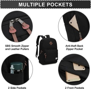 Zaino da Viaggio e Scuola Classico Personalizzato in Poliestere con Cerniera, Leggero, 23L - Product Image 2