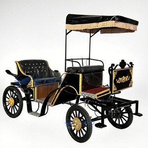 Carruaje Real Clásico de Lujo Negro Personalizado de Alta Gama con Aire Acondicionado/Carruaje Eléctrico Europeo para Turismo - Product Image 1