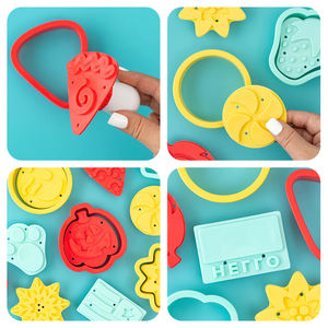 Couronne de vacances en plastique foudre Flash guitare Fondant Biscuit <span class=keywords><strong>emporte</strong></span>-pièce moule, outil de biscuit pour la décoration de biscuit - Product Image 6
