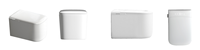 Nouvel Arrivage – Toilette Intelligente Murale Blanche 220V avec Siège Chauffant, Lumière Ambiante et Réservoir Flottant Intelligent