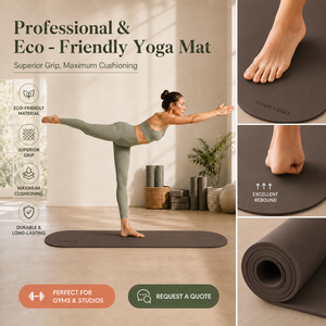 Tapete de Yoga Ovalado de Alta Calidad con Logotipo Personalizado, 183*68cm, de PU, para Gimnasio, Fitness, <span class=keywords><strong>Pilates</strong></span>, Ecológico, Antideslizante y Suave - Product Image 3