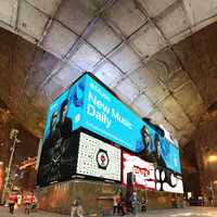 Écran LED extérieur fixe pour publicité, panneau publicitaire couleur RVB haute luminosité résistant aux intempéries pour annonces publiques