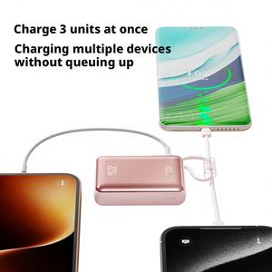 Mini-batteries externes portables en gros Type L/C avec affichage numérique, chargeur mobile mince à charge rapide 22,5W PD 20000mAh universel - Product Image 2