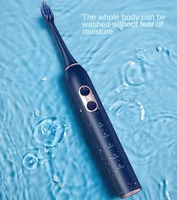 Nouvelle brosse à dents électrique sonique intelligente rechargeable 2026, 5 modes, vibrations haute fréquence, poils souples en ABS, blanchiment des dents