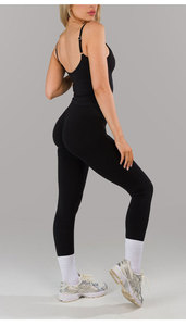 Ensemble 4 pièces Push Tank Top, Short de sport, Legging de sport pour femme, Vente en gros, Tenue de sport fitness pour femme, Ensemble de sport Sandy Bra - Product Image 4