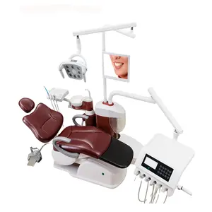 كرسي وحدة طب الأسنان مع خراطيم تعليق جديد صنع في إيطاليا مستعمل في حالة ممتازة