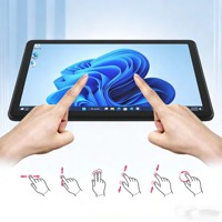 Yeni 7 inç Tamamen Kapalı Endüstriyel Kontrol Kapasitif Dokunmatik Hepsi Bir Arada Makine Duvara Monte Gömülü Tablet USB/Seri