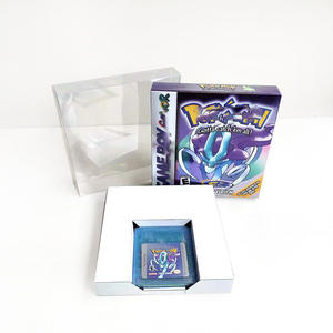 Pokemoned 7 couleurs vert argent cristal rouge jaune bleu vert métallisé finition boîte de jeux vidéo cartouche pour GBC - Product Image 2